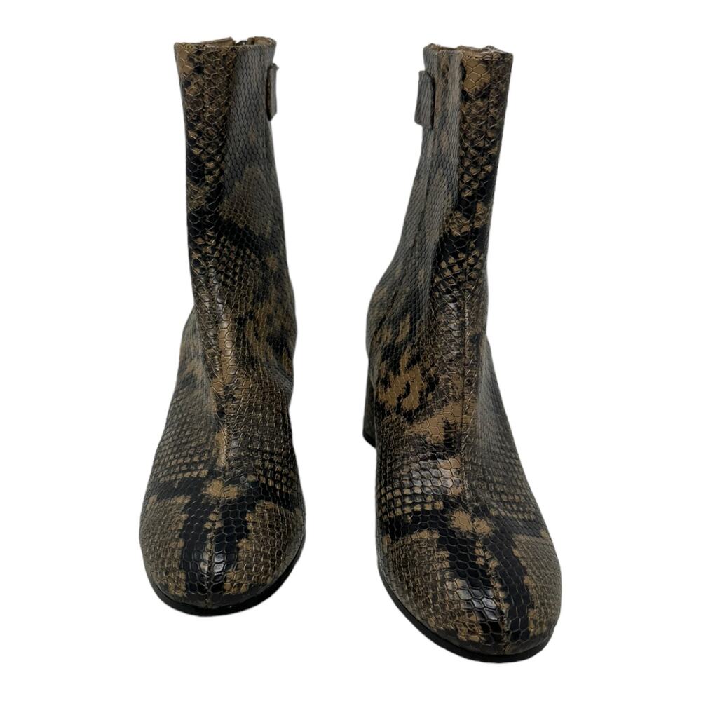 Joie Ramet Women's Python Leather Bootie Size 7.5 - image 3